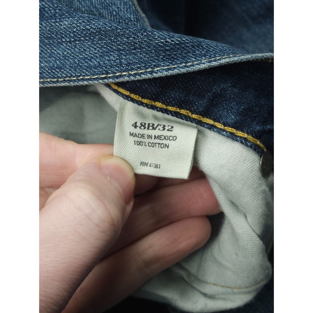 Polo Ralph Lauren Jeans Mens 48B x 32 Blue HAMPTON STRAIGHT Big Tall NWT - Picture 8 of 14